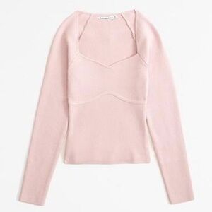 Abercrombie & Fitch Soft Pink Knit Top
